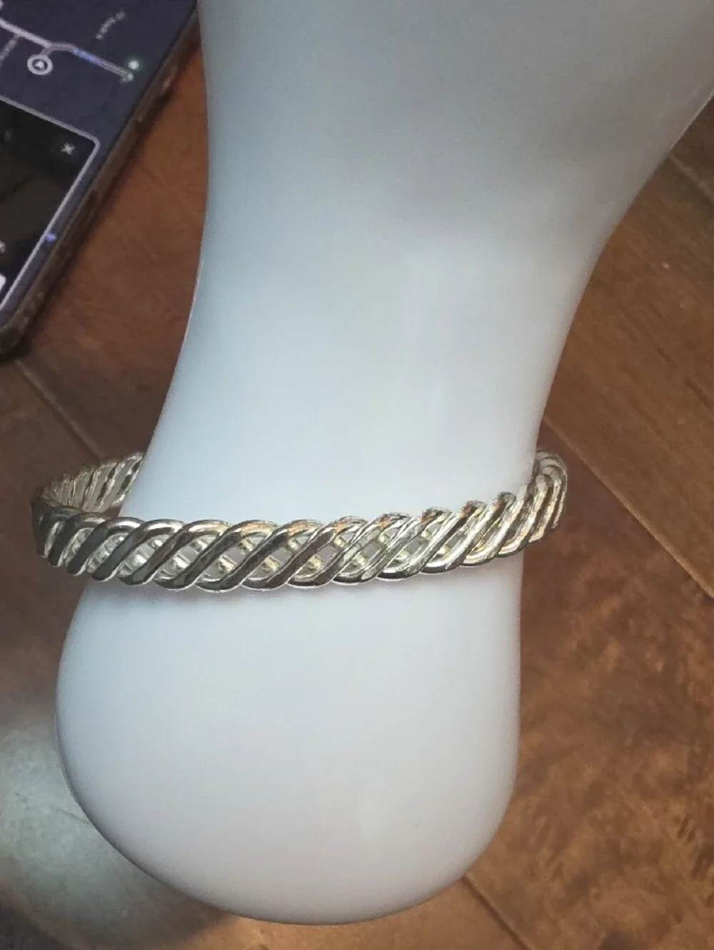 Gold-Tone Braided Bangle Bracelet - Women's Accessory